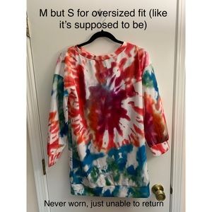 Tie dye sweatshirt